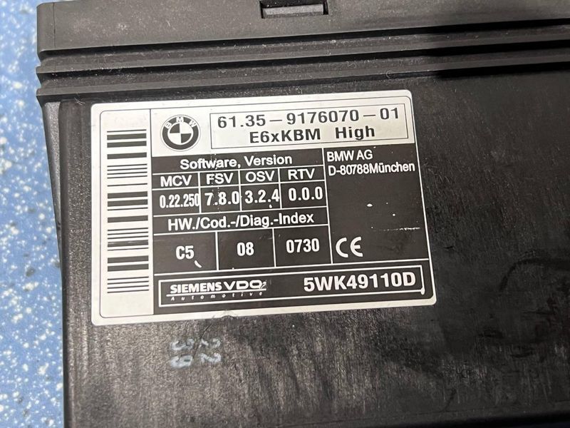 5WK49110D Б/у Блок управління комфорту BMW 5 E61 (E60) 2004-2010 2997844782 фото
