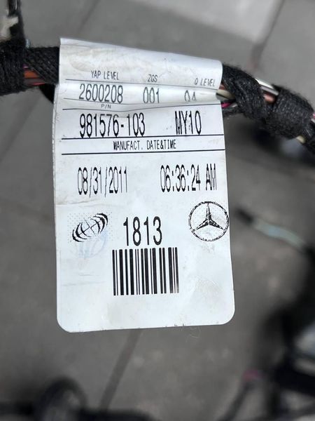 981576103 / 13709763 Б/у Проводка передней правой дверцы АНГЛИЯ (коса) Mercedes GL 164 (350 crdi 4matis) Мерседес 2011-2012 3119762938 фото