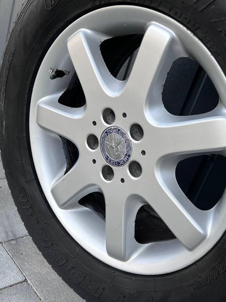 A1634010902 Б/у Комплект легкосплавных дисков с шинами (275/55R17) Mercedes-Benz ML-Class W163 / Мерседес-Бенс В163 1997-2005 3093575209 фото