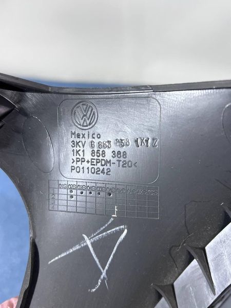 1K1858368 Б/у Накладка торпедо под руль Volkswagen Golf 5 / Вольксваген Гольф 5 2008-2013 3028075443 фото