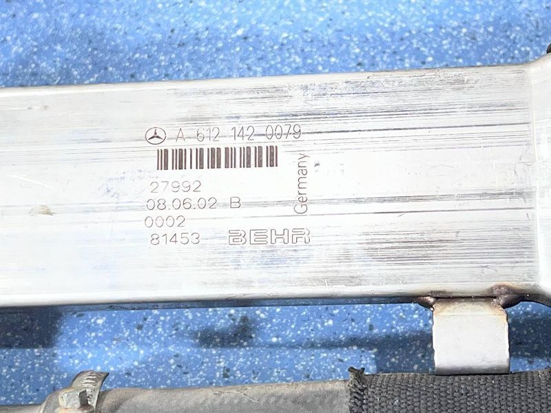 A6121420079 Б/у Радиатор теплообменник системы EGR Mercedes-Benz ML-Class W163 / Мерседес-Бенс В163 1997-2005 3083355988 фото