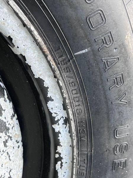 1634011102 Б/у Запасное колесо (докатка) T155/90D18 Mercedes-Benz ML-Class W163 / Мерседес-Бенс В163 1997-2005 3093603008 фото