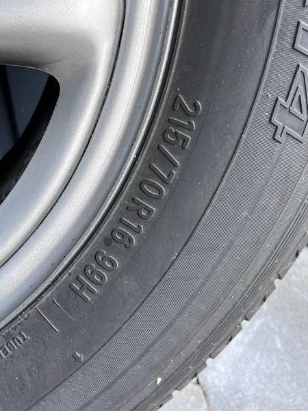 Б/у Запасне колесо 215/70R16 99H (49неділя 2002 р) Toyota RAV4 // Тойота РАВ4 2001-2005 3111777135 фото