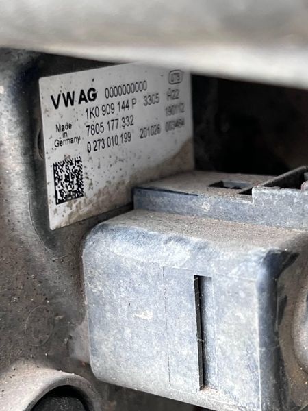 1K0909144P / 1K1423051ES Б/у Рулевая рейка с усилителем электрическая Volkswagen Golf 5 / Вольксваген Гольф 5 2008-2013 3085004547 фото