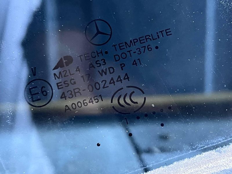 43R002444 Б/у Стекло задних правой двери Mercedes GL 164 (350 crdi 4matis) Мерседес 2011-2012 3143653844 фото
