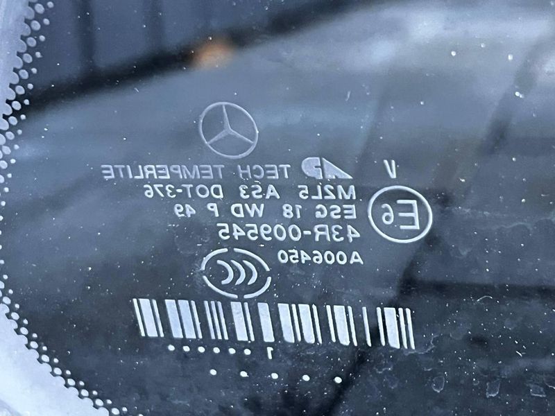 43R009545 Б/у Левое заднее боковое стекло (глухое/форточка с подогревом и окантовкой) Mercedes GL 164 (350 crdi 4matis) 2011-2012 3143681723 фото